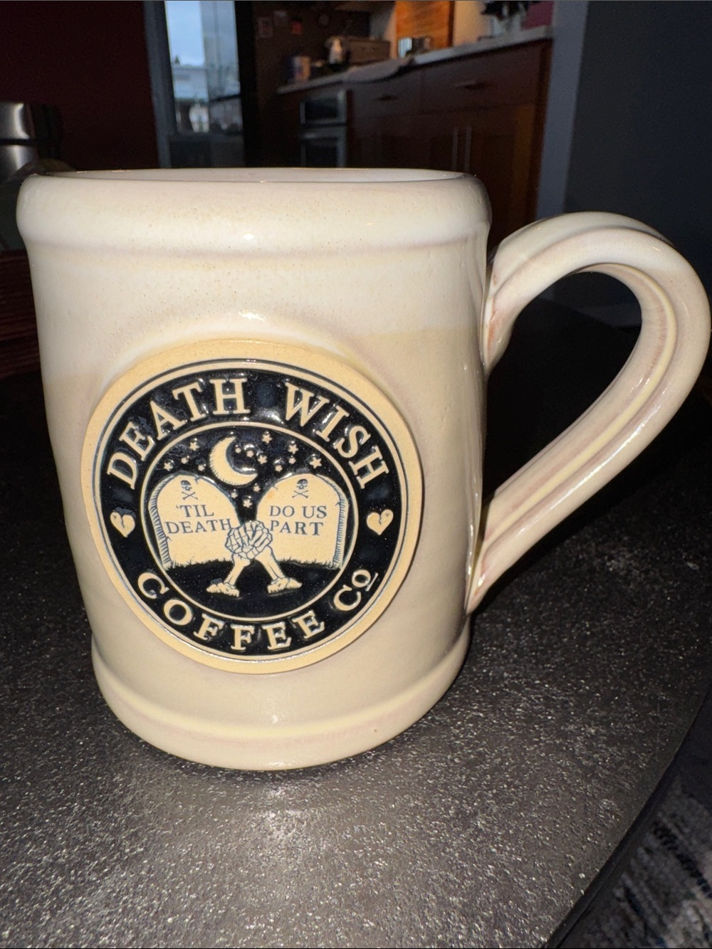 💛 Death Wish Coffee 2018 Til Death Do Us Part Mug 💛 Limited Edition